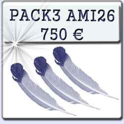 Pack3 Plume Ami26 750 euros Pack3 Plume Ami26 750 euros